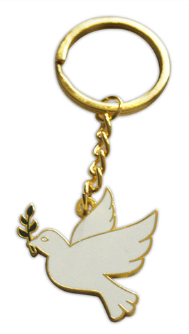 Novel Merk Dove Enamel Keychain (Single Pack)