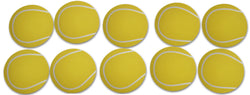 Novel Merk Tennis Sports Vinyl Sticker Decals – 2 Inch Round Individual Cut - Waterproof (10 Pack)