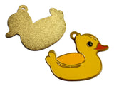 Novel Merk Rubber Duck Enamel Ornament (Single Pack)