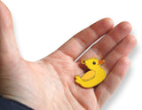 Novel Merk Rubber Duck Enamel Ornament (Single Pack)
