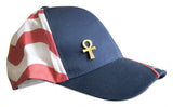 Novel Merk Ankh Lapel Pin, Hat Pin & Tie Tack with Clutch Back (Single Pack)