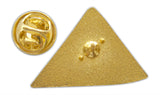 Novel Merk Pyramid of Giza Lapel Pin, Hat Pin & Tie Tack with Clutch Back (Single Pack)