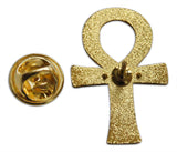Novel Merk Ankh Lapel Pin, Hat Pin & Tie Tack with Clutch Back (Single Pack)