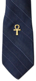 Novel Merk Ankh Lapel Pin, Hat Pin & Tie Tack with Clutch Back (Single Pack)