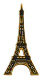 Novel Merk Eiffel Tower Lapel Pin, Hat Pin & Tie Tack with Clutch Back (Single Pack)