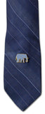 Novel Merk Elephant Lapel Pin, Hat Pin & Tie Tack with Clutch Back (Single Pack)
