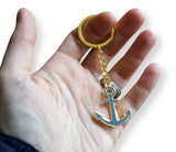 Novel Merk Anchor Enamel Keychain (Single Pack)