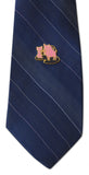 Novel Merk Pigs Lapel Pin, Hat Pin & Tie Tack with Clutch Back (Single Pack)