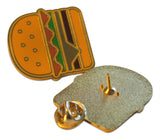Novel Merk Hamburger Lapel Pin, Hat Pin & Tie Tack with Clutch Back (Single Pack)
