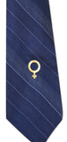 Novel Merk Female Sign Lapel Pin, Hat Pin & Tie Tack with Clutch Back (Single Pack)