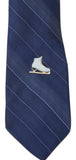 Novel Merk Figure Skate Lapel Pin, Hat Pin & Tie Tack with Clutch Back (Single Pack)