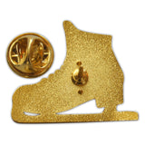 Novel Merk Figure Skate Lapel Pin, Hat Pin & Tie Tack with Clutch Back (Single Pack)