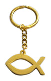 Novel Merk Fish Ichthys Enamel Keychain (Single Pack)