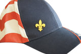 Novel Merk Fleur De Lis Lapel Pin, Hat Pin & Tie Tack with Clutch Back (Single Pack)
