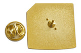 Novel Merk Floppy Disc Lapel Pin, Hat Pin & Tie Tack with Clutch Back (Single Pack)