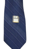 Novel Merk Floppy Disc Lapel Pin, Hat Pin & Tie Tack with Clutch Back (Single Pack)