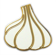 Novel Merk Garlic Lapel Pin, Hat Pin & Tie Tack with Clutch Back (Single Pack)