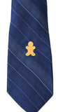 Novel Merk Gingerbread Man Lapel Pin, Hat Pin & Tie Tack with Clutch Back (Single Pack)