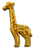 Novel Merk Giraffe Lapel Pin, Hat Pin & Tie Tack with Clutch Back (Single Pack)