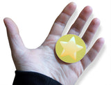 Novel Merk Gold Star Vinyl Sticker Decals – 2 Inch Round Individual Cut - Waterproof (10 Pack)