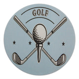 Novel Merk Golf Vinyl Sticker Decals – 2 Inch Round Individual Cut - Waterproof (10 Pack)