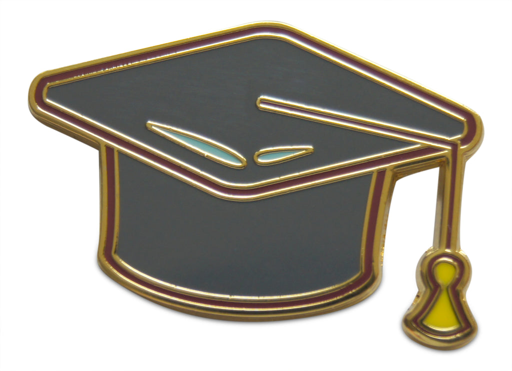 Novel Merk Graduation Cap Lapel Pin