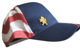 Novel Merk Heraldic Lions Lapel Pin, Hat Pin & Tie Tack with Clutch Back (Single Pack)