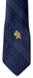 Novel Merk Heraldic Lions Lapel Pin, Hat Pin & Tie Tack with Clutch Back (Single Pack)