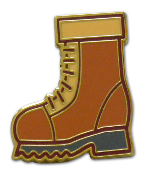 Novel Merk Boot Lapel Pin, Hat Pin & Tie Tack with Clutch Back (Single Pack)