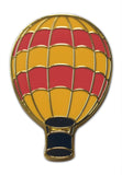 Novel Merk Hot Air Balloon Lapel Pin, Hat Pin & Tie Tack with Clutch Back (Single Pack)