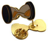 Novel Merk Hourglass Lapel Pin, Hat Pin & Tie Tack with Clutch Back (Single Pack)