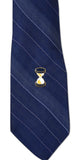 Novel Merk Hourglass Lapel Pin, Hat Pin & Tie Tack with Clutch Back (Single Pack)