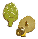 Novel Merk Artichoke Lapel Pin, Hat Pin & Tie Tack with Clutch Back (Single Pack)