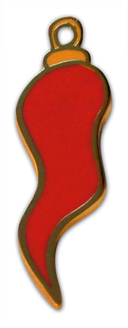 Novel Merk Italian Horn Lapel Pin, Hat Pin & Tie Tack with Clutch Back (Single Pack)