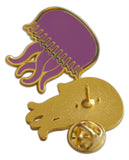 Novel Merk Jellyfish Lapel Pin, Hat Pin & Tie Tack with Clutch Back (Single Pack)