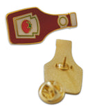 Novel Merk Ketchup Bottle Lapel Pin, Hat Pin & Tie Tack with Clutch Back (Single Pack)