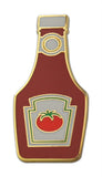Novel Merk Ketchup Bottle Lapel Pin, Hat Pin & Tie Tack with Clutch Back (Single Pack)