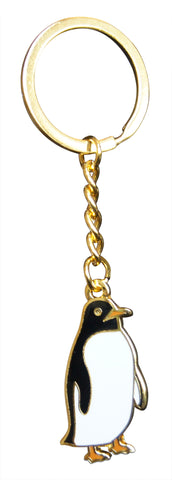 Novel Merk Penguin Enamel Keychain (Single Pack)