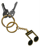 Novel Merk Music Note Enamel Keychain (Single Pack)
