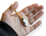Novel Merk Penguin Enamel Keychain (Single Pack)