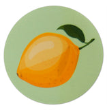 Novel Merk Lemon Fruit Vinyl Sticker Decals – 2 Inch Round Individual Cut - Waterproof (10 Pack)