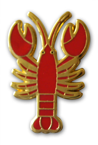 Novel Merk Lobster Lapel Pin, Hat Pin & Tie Tack with Clutch Back (Single Pack)