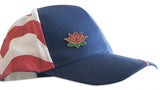 Novel Merk Lotus Flower Lapel Pin, Hat Pin & Tie Tack with Clutch Back (Single Pack)