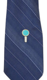 Novel Merk Magnifying Glass Lapel Pin, Hat Pin & Tie Tack with Clutch Back (Single Pack)