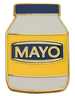 Novel Merk Mayo Bottle Lapel Pin, Hat Pin & Tie Tack with Clutch Back (Single Pack)