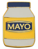 Novel Merk Mayo Bottle Lapel Pin, Hat Pin & Tie Tack with Clutch Back (Single Pack)