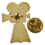 Novel Merk Movie Camera Lapel Pin, Hat Pin & Tie Tack with Clutch Back (Single Pack)
