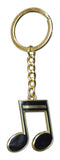 Novel Merk Music Note Enamel Keychain (Single Pack)