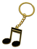Novel Merk Music Note Enamel Keychain (Single Pack)