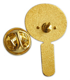 Novel Merk Magnifying Glass Lapel Pin, Hat Pin & Tie Tack with Clutch Back (Single Pack)